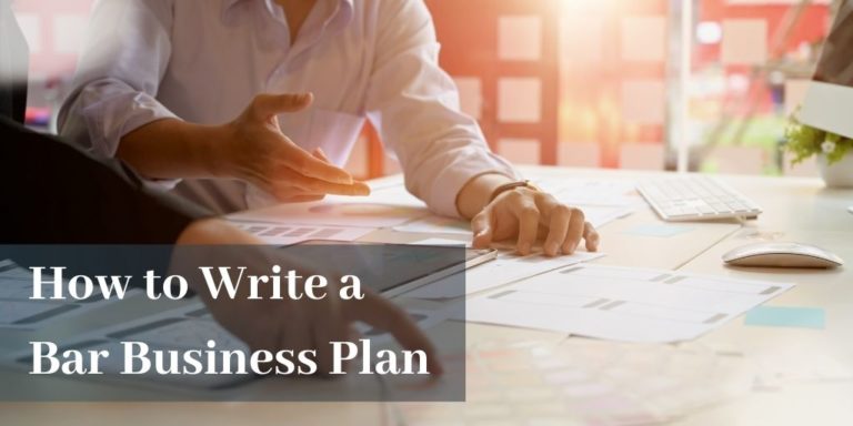 how to write a business plan for a bar